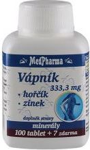 Medpharma Vápník Hořčík Zinek 107 tablet - obrázek 1