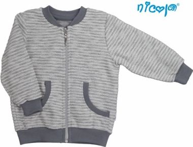 Mikina Nicol, Rhino - šedá, Velikost koj. oblečení 92 (18-24m) - obrázek 1