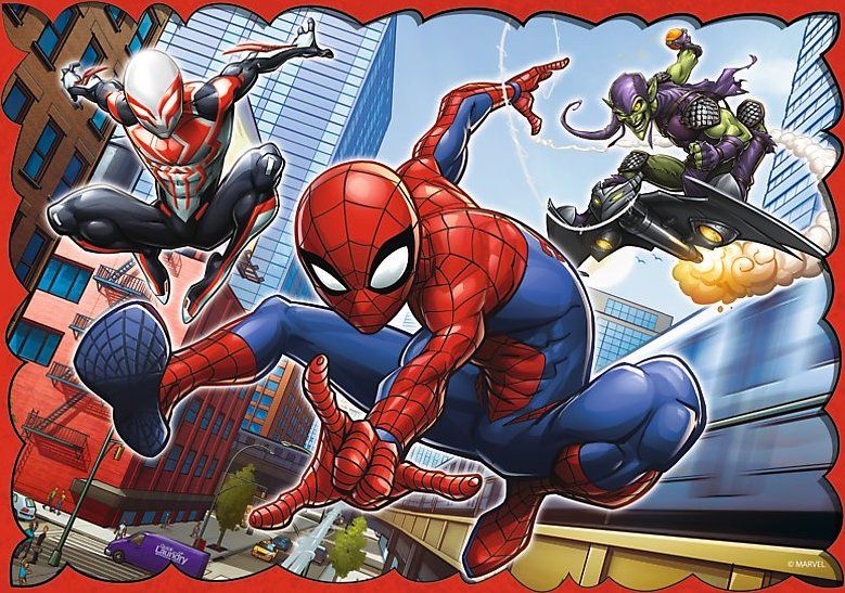 TREFL Puzzle Spiderman: V pavoučí síti 4v1 (35,48,54,70 dílků) - obrázek 4