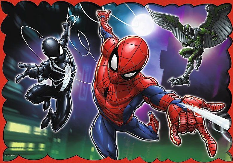 TREFL Puzzle Spiderman: V pavoučí síti 4v1 (35,48,54,70 dílků) - obrázek 5