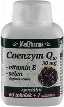 Medpharma Coenzym Q10 30 mg + vitamín E + selen 67 tobolek - obrázek 1