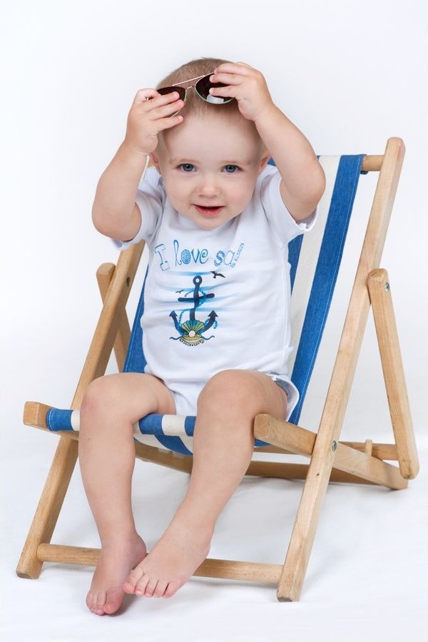 Dětské body New Baby Marine modré vel.56 - obrázek 3