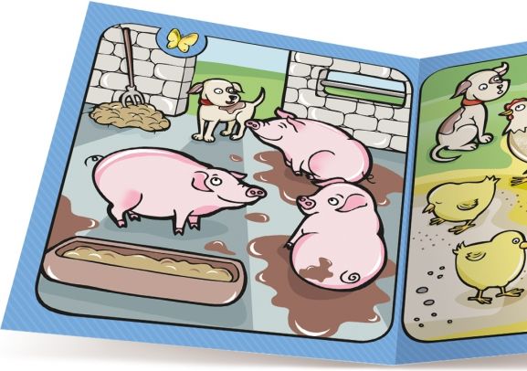 Albi Kniha Zvířátka na statku - obrázek 3