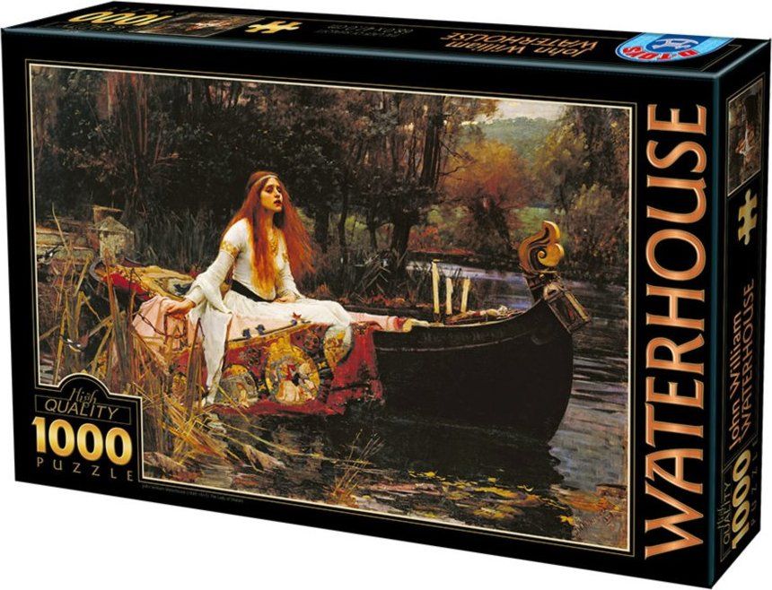 D-TOYS Puzzle Dáma ze Shalott 1000 dílků - obrázek 1