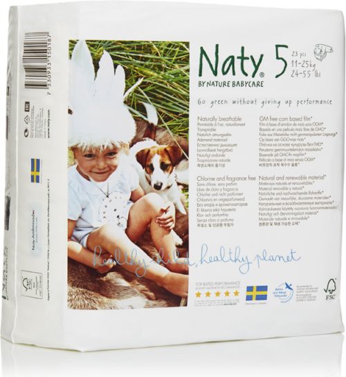 Naty Plenky Nature Babycare Junior 11 - 25 kg (23 ks) - obrázek 1