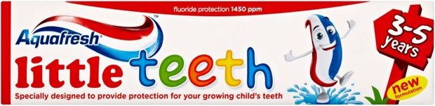 Aquafresh Little Teeth zubní pasta pro děti 3-5 let 50 ml - obrázek 1
