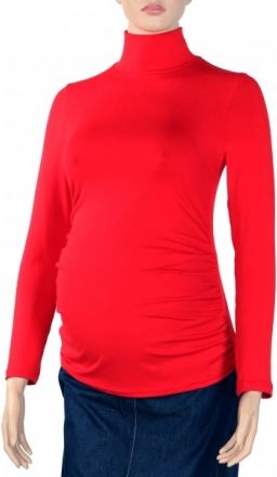 Gregx Těhotenská halenka dl. rukáv ZOLA červená - obrázek 1