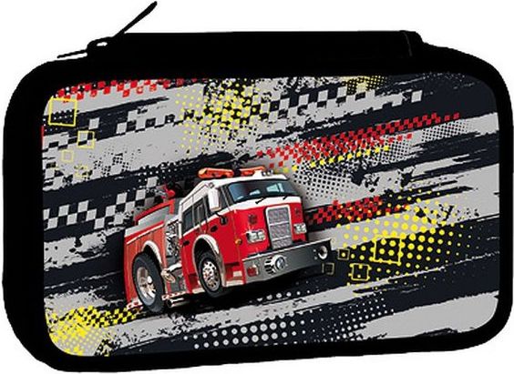 Školní penál třípatrové pouzdro Stil Hasiči Fire Fighters - obrázek 1