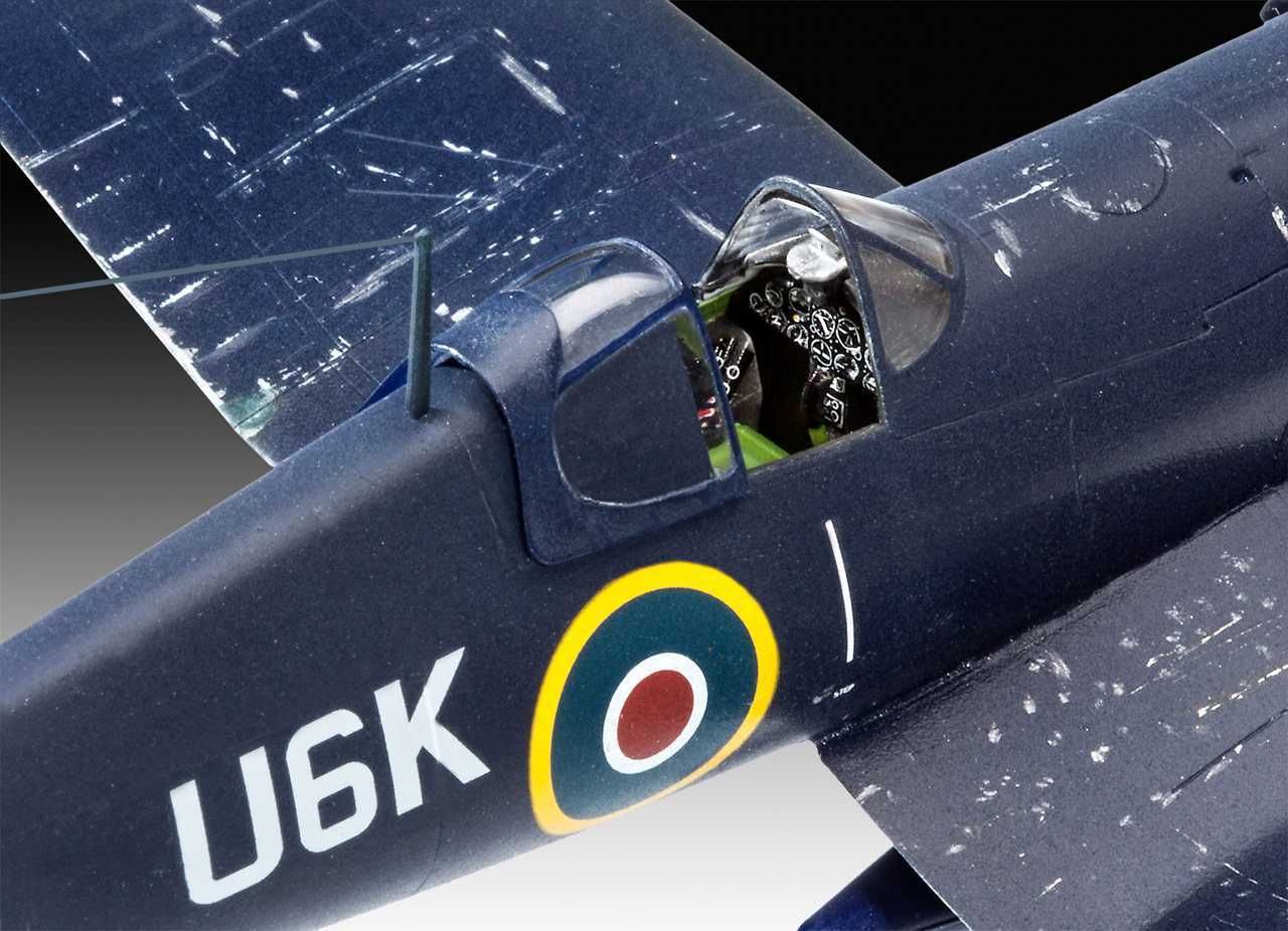 REVELL ModelSet letadlo 63917 - F4U-1B Corsair Royal Navy (1:72) - obrázek 2