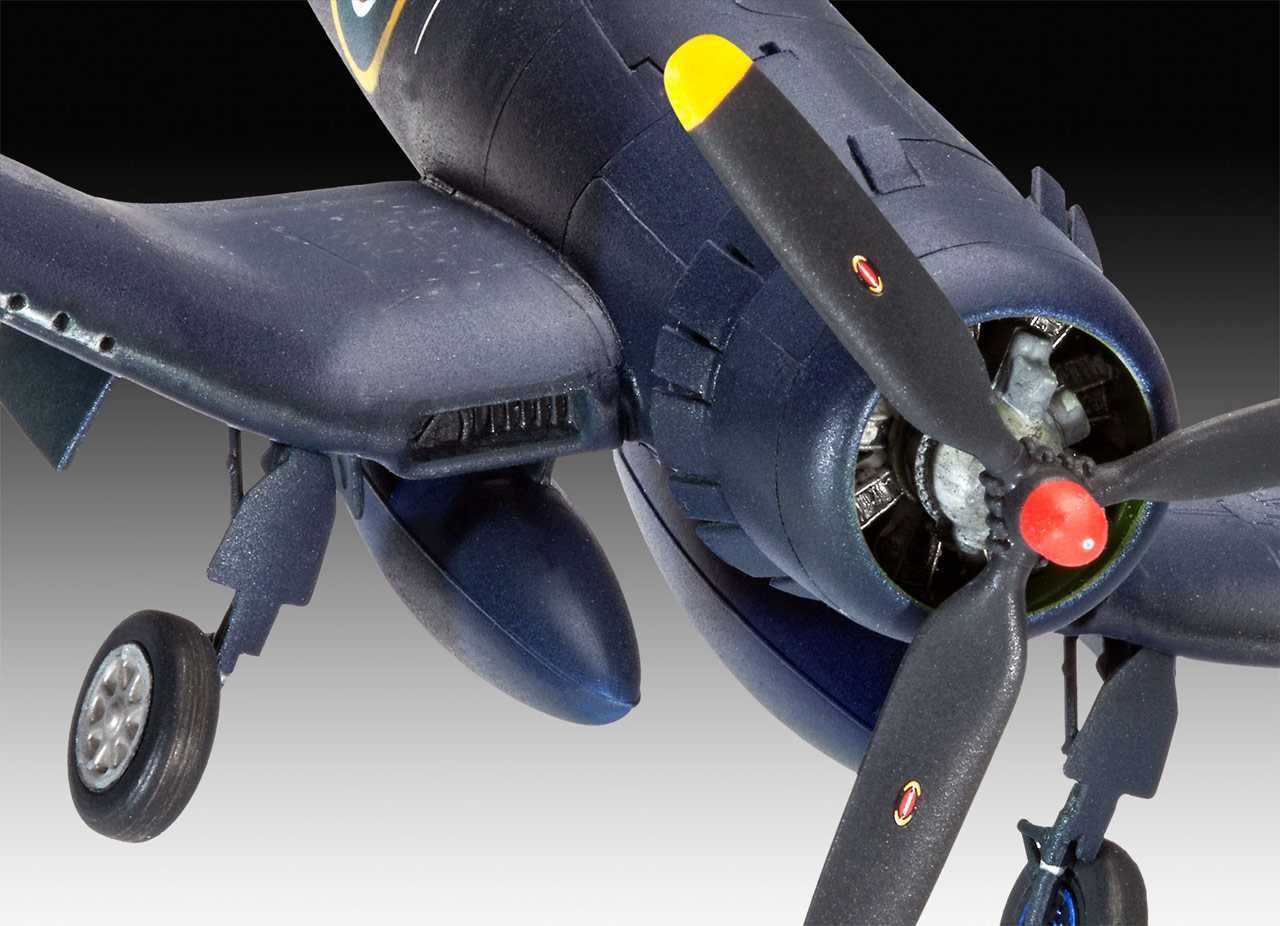 REVELL ModelSet letadlo 63917 - F4U-1B Corsair Royal Navy (1:72) - obrázek 4