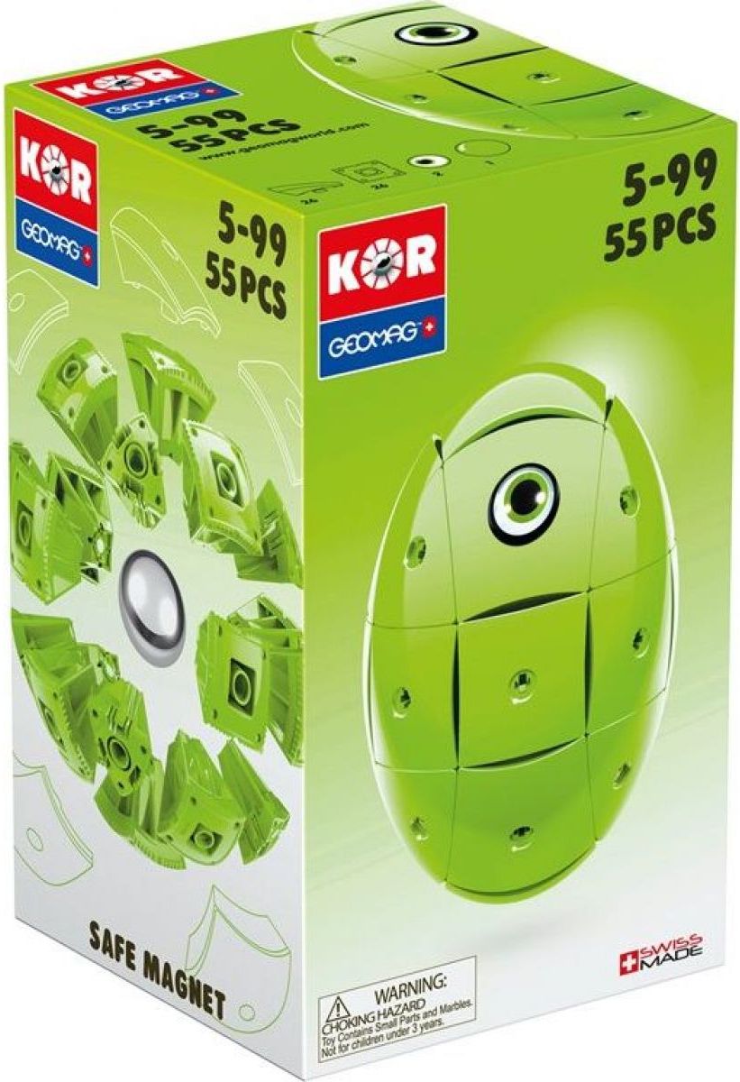 Geomag Kor Egg Green 55 dílů - obrázek 1
