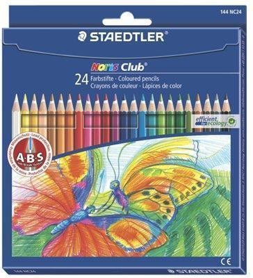 Barevné pastelky "Noris Club", 24 barev, šestihranná, STAEDTLER, set 24 ks - obrázek 1