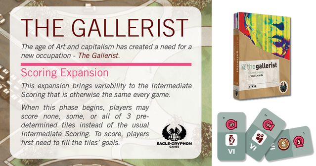 Eagle-Gryphon Games The Gallerist Retail edice 2019 - obrázek 6