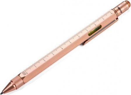 Kuličkové pero, rosegold, multitasking, se stylusem, TROIKA - obrázek 1