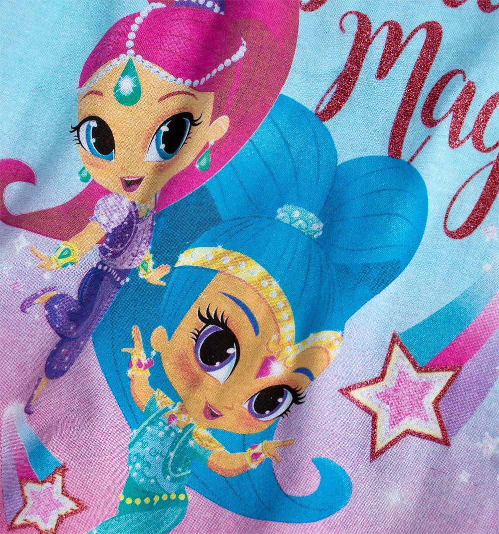 Dívčí tričko SHIMMER & SHINE GLITTER MAGIC tyrkysové Velikost: 104 - obrázek 3