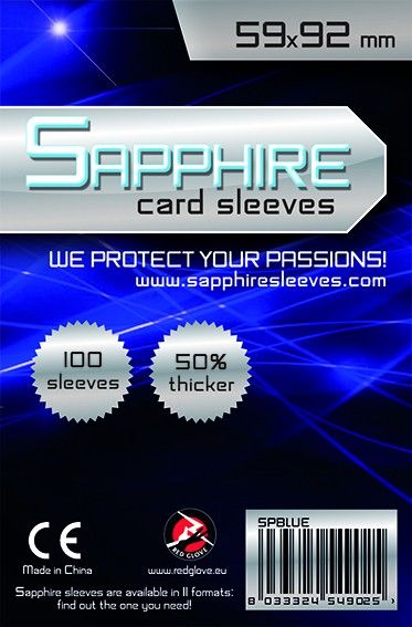 Red Glove Obaly na karty Sapphire Blue - (59x92 mm) 100 ks - obrázek 1