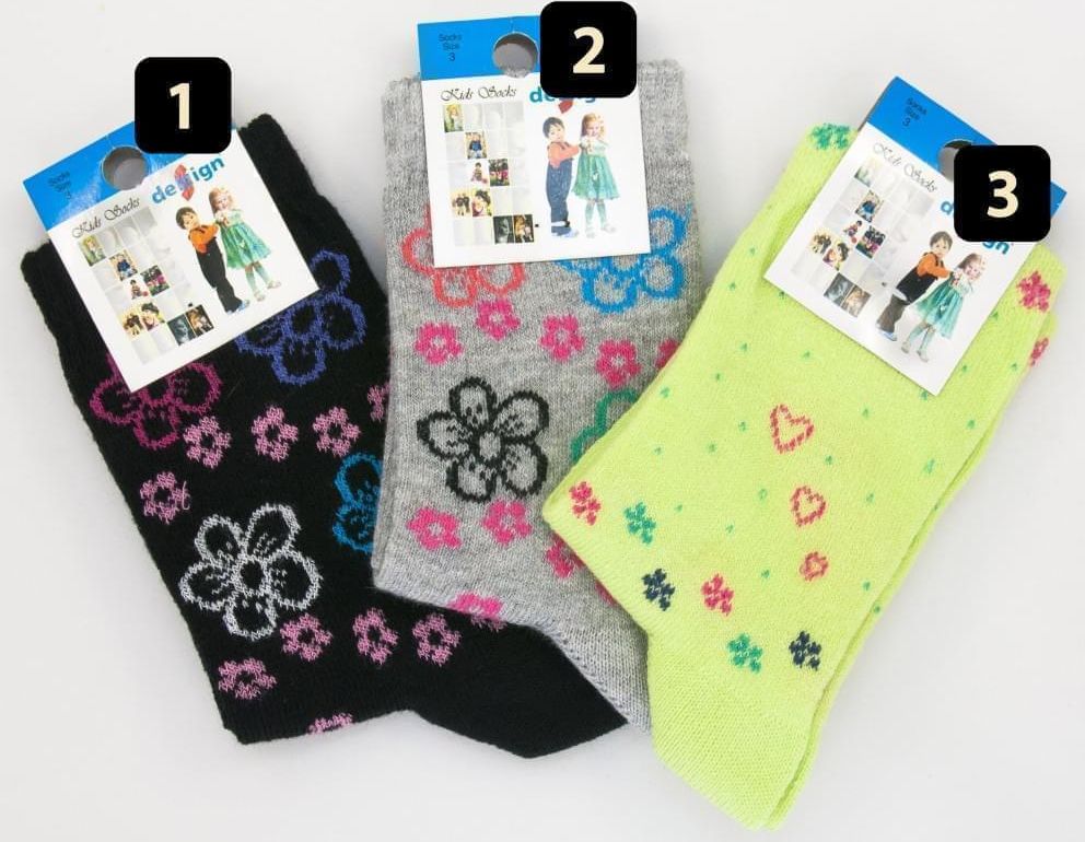 Design Socks dětské ponožky kytičky 2 - obrázek 1