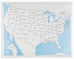 Kontrolní mapa USA, anglicky - obrázek 1