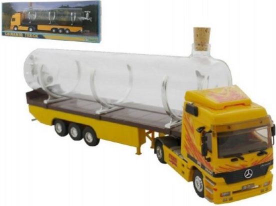Stavebnice Monti 55/1 Souvenir Truck 32cm sběratelský model+ skleněná lahev - obrázek 1