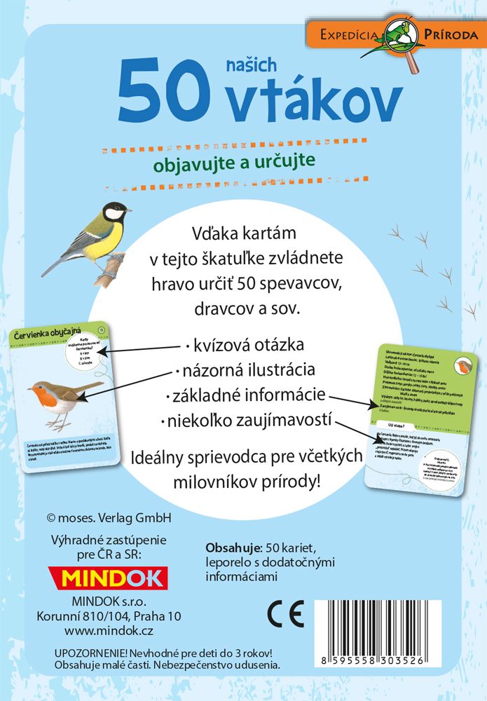 Mindok Expedice příroda: 50 našich vtákov - SK - obrázek 2