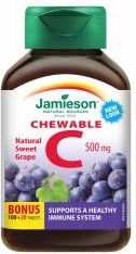 Jamieson Vitamin C 500 mg hrozny 120 cucacích tablet - obrázek 1