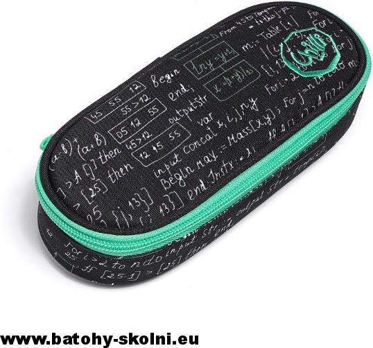 Studentský penál Topgal CHI 890 A Black Vzorečky - obrázek 1