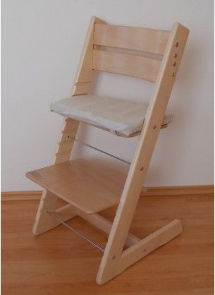 Jídelní židlička Jitro Klasik přírodní lakovaná - obrázek 1