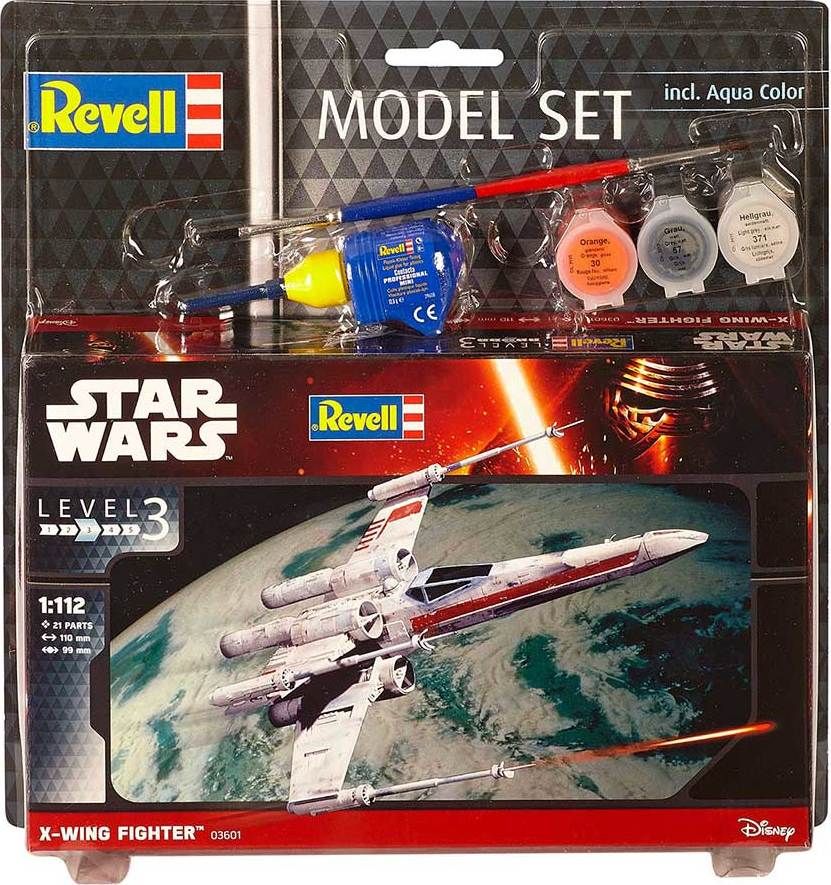 REVELL ModelSet SW 63601 - X-wing Fighter (1:112) - obrázek 4