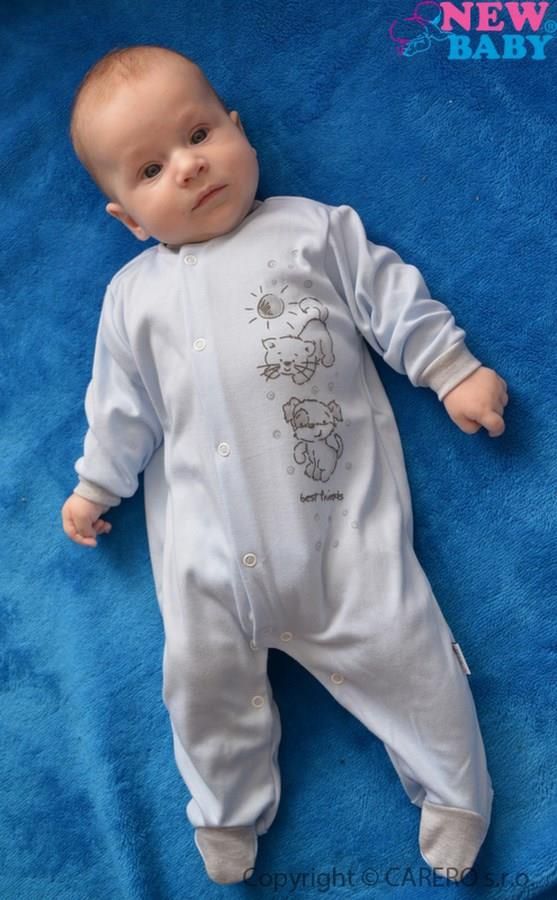 Kojenecký overal New Baby Kamarádi modrý 62 (3-6m) - obrázek 4