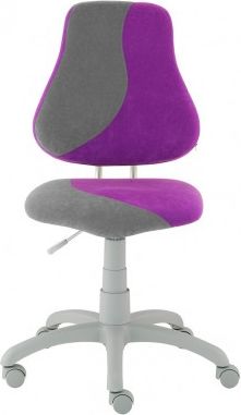 Dětská rostoucí židle Alba Fuxo S-line šedá-fialová - obrázek 1