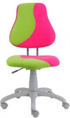 Dětská rostoucí židle Alba Fuxo S-line růžová-zelená - obrázek 1