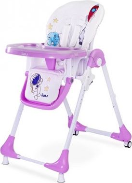 Jídelní židlička Caretero Luna Lavenda - obrázek 1
