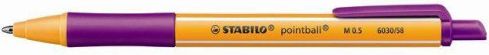 Stabilo Pointball 6030/58 0,5mm fialová - obrázek 1