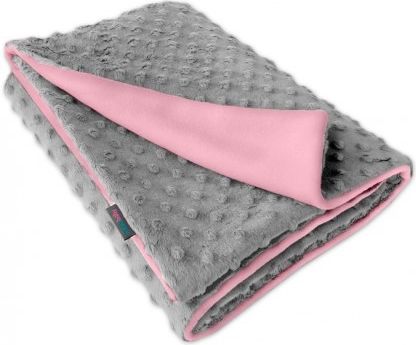 Ivemababy deka Minky/Fleece růžová - obrázek 1