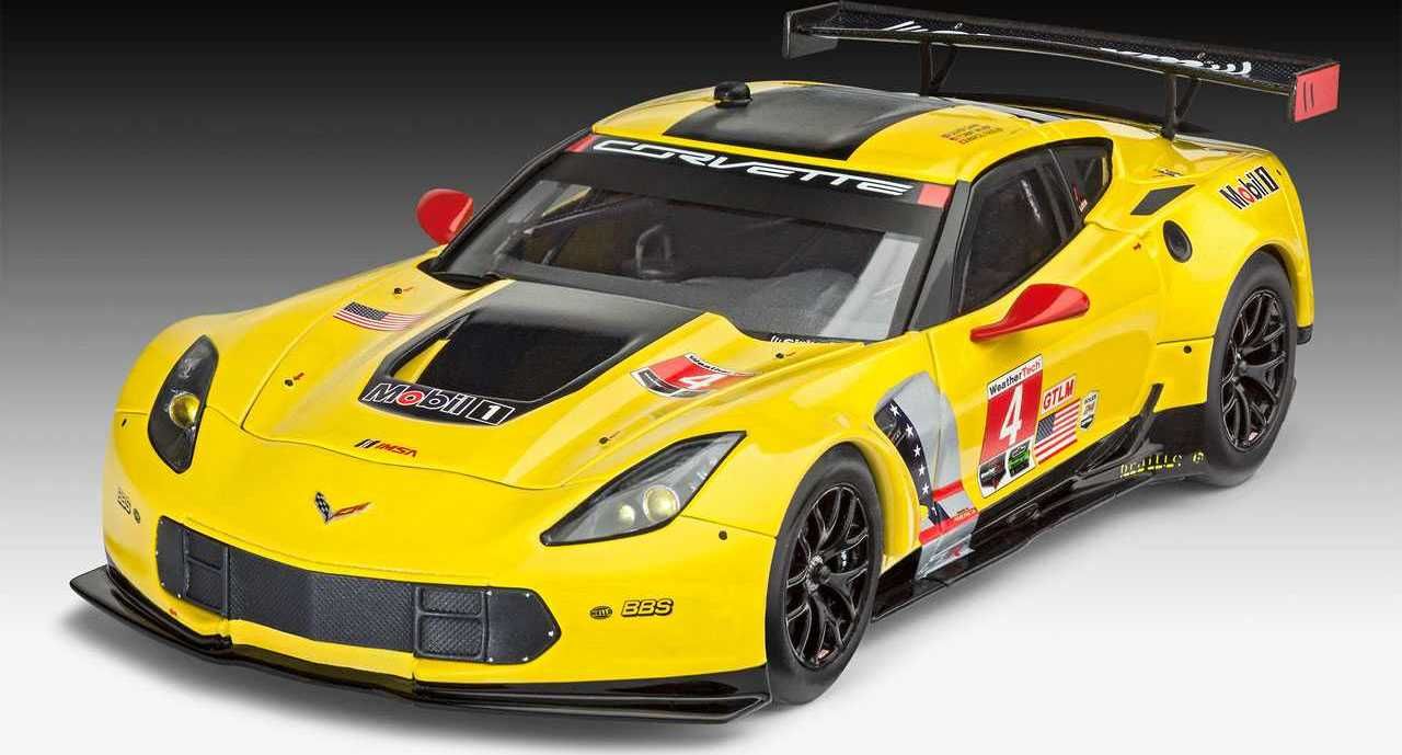 REVELL Plastic ModelKit auto 07036 - Corvette C7.R (1:25) - obrázek 3