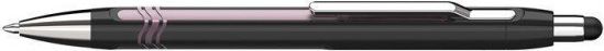 Kuličkové pero "Epsilon Touch", bílá-růžová, 0,7mm, stiskací mechanismus, sytlus, SCHNEIDER - obrázek 1