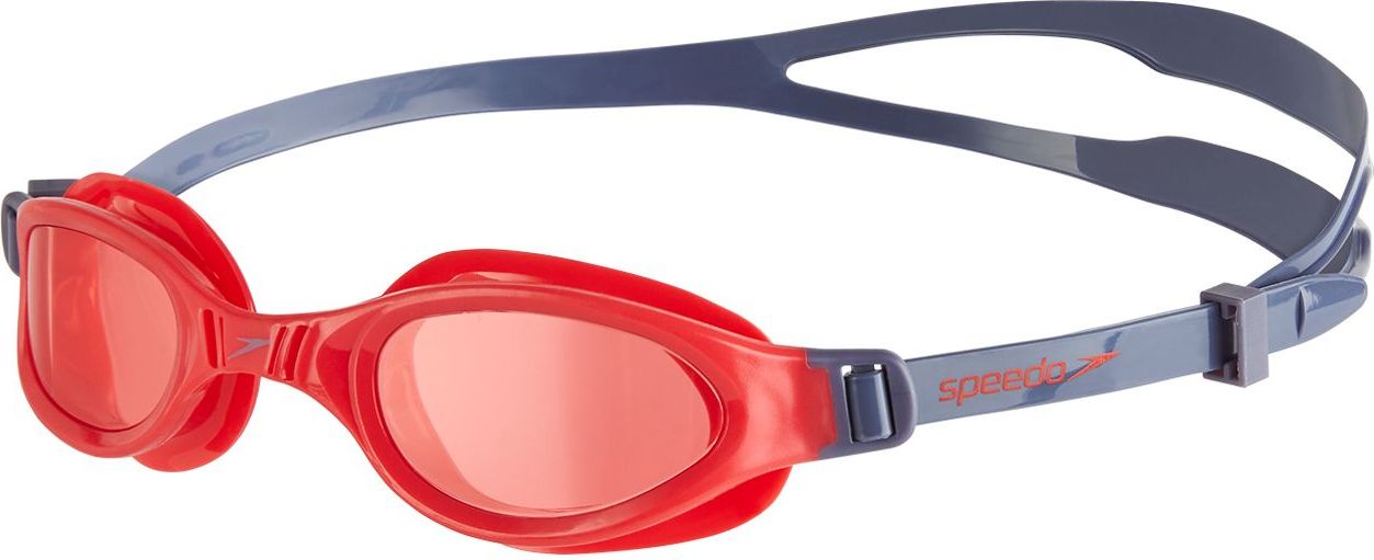 Speedo Futura Plus Junior - vita grey/lava red uni - obrázek 1