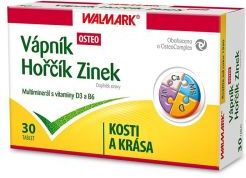 Walmark Vápník Hořčík Zinek OSTEO 30 tablet - obrázek 1