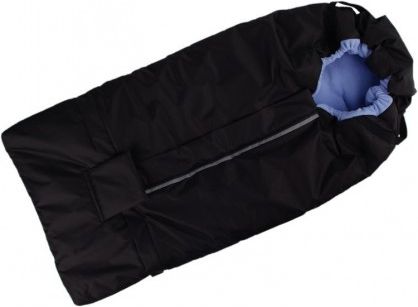 Kaarsgaren fusak černo světlemodrý s fleece podšívkou - obrázek 1