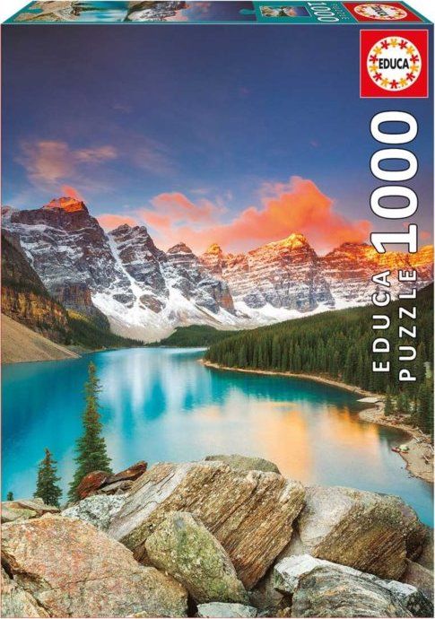 EDUCA Puzzle Jezero Moraine, Kanada 1000 dílků - obrázek 2