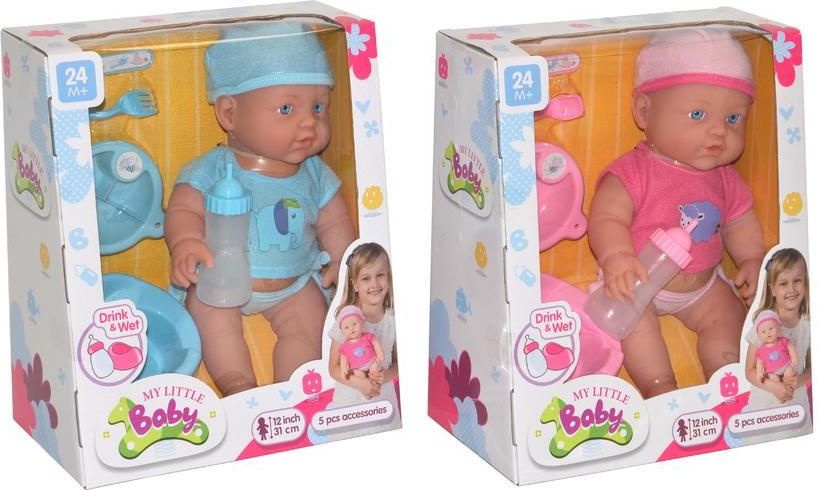 Wiky Wiky Miminko čůrající 31 cm - obrázek 1