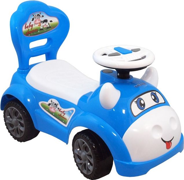 Jezdítko Baby Mix Kravička modrá Modrá - obrázek 1