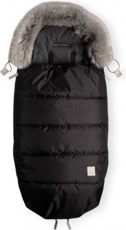 Beztroska Fusak s kožešinou 100 cm Black - obrázek 1