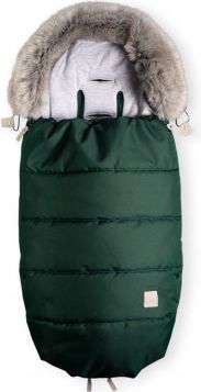 Beztroska Fusak s kožešinou 100 cm Bottle Green - obrázek 1