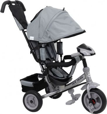 Baby Mix tříkolka s Led světly Lux Trike šedá - obrázek 1