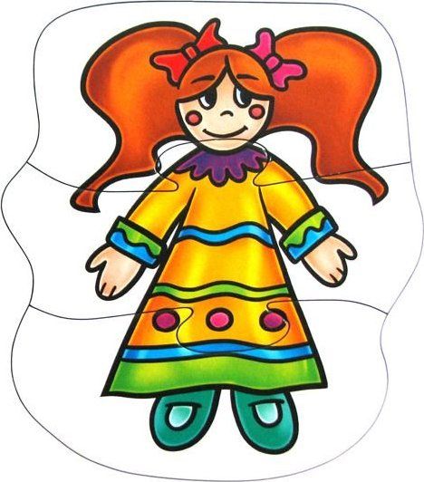 ALEXANDER Baby puzzle Panenky 6v1 (2-7 dílků) - obrázek 2