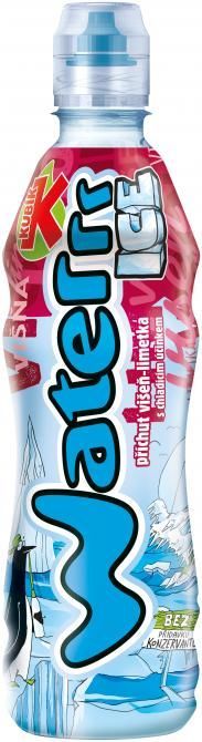 KUBÍK Waterrr ICE višeň-limetka 0.5l PET - obrázek 1
