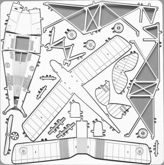 METAL EARTH 3D puzzle Letoun de Havilland Tiger Moth - obrázek 5