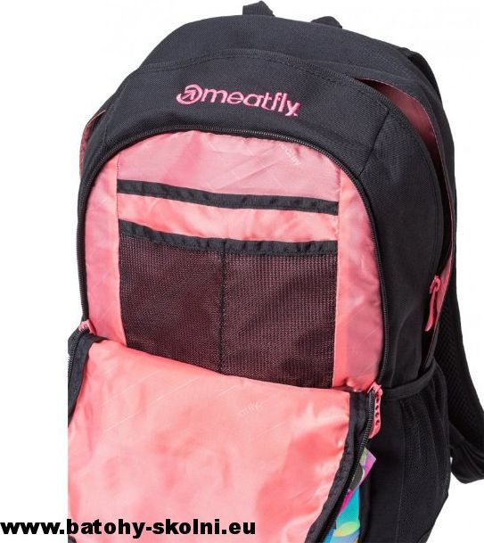 Studentský batoh Meatfly Basejumper 5  J Gradient, Black - Doprava Zdarma - obrázek 3