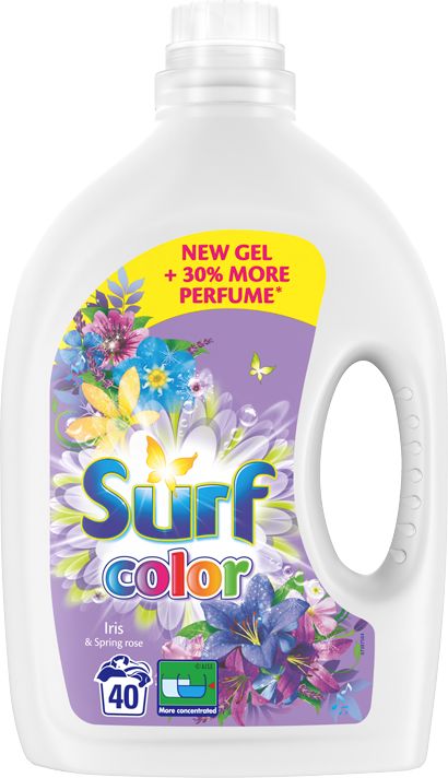 SURF Color Iris 2,1 l (40 dávek) – prací gel - obrázek 1